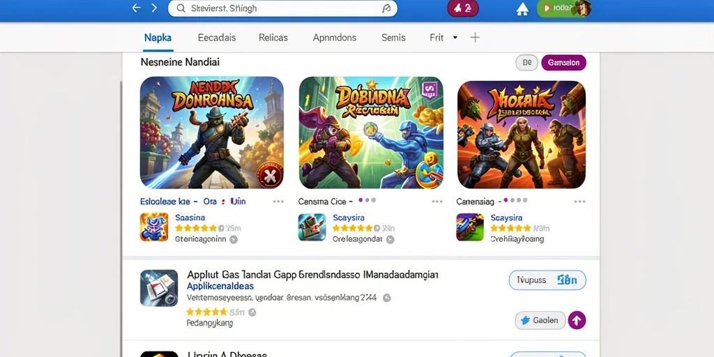 Fitur interaksi sosial dengan teman yang seru.