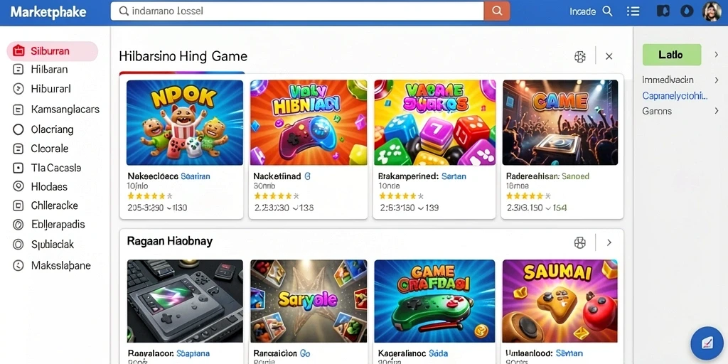 Screenshot fitur karakter unik yang bisa dipilih.