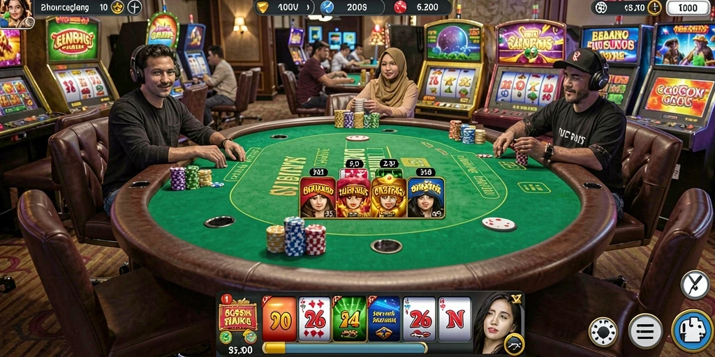 Mode multiplayer untuk bermain dengan teman-teman.