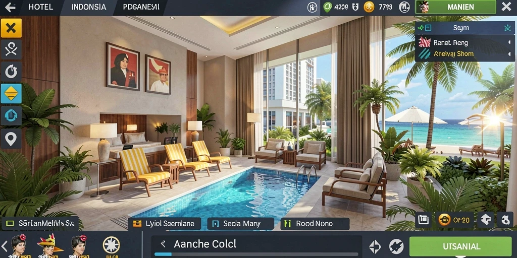 Tangkapan layar menampilkan grafis menawan dari karakter dalam game.