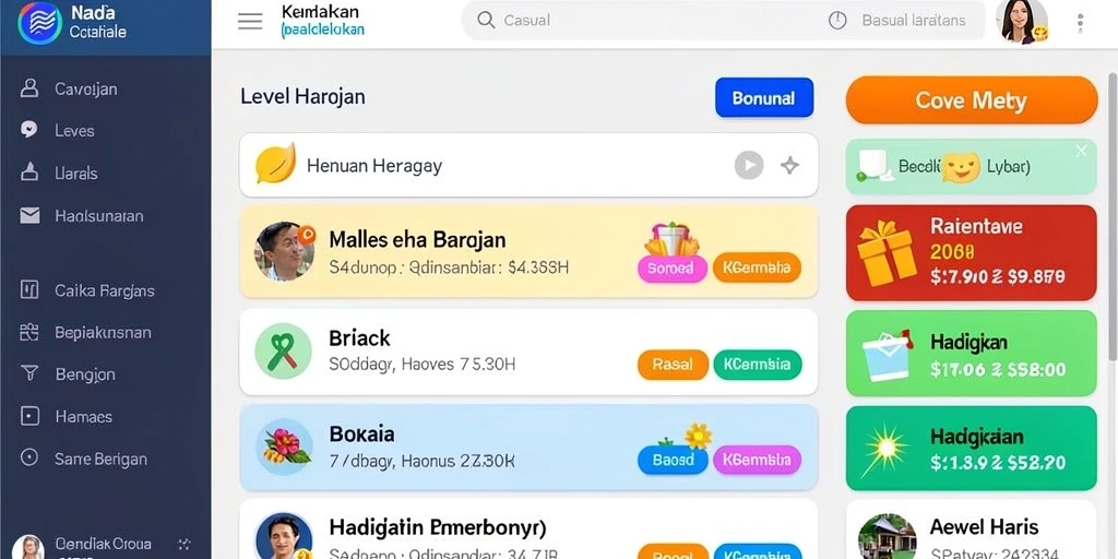 Grafik yang menarik dan detail.