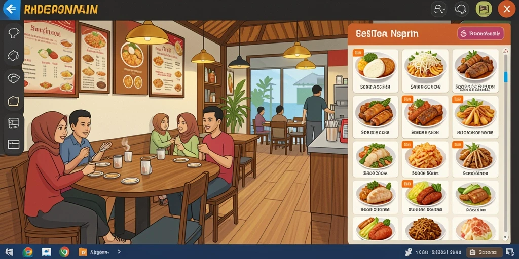 Screenshot memperlihatkan fitur kolaborasi antar pengguna.