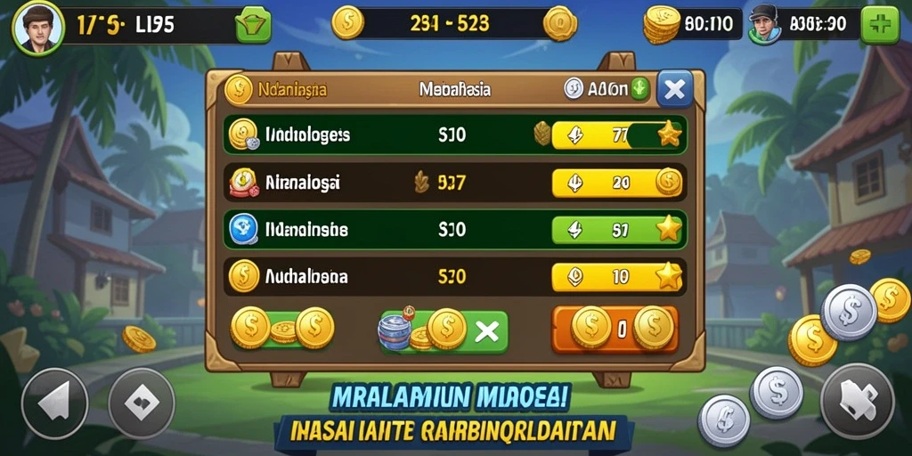 Beragam pilihan permainan yang menghibur dan menarik.