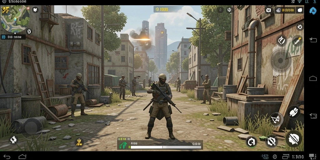 Menunjukkan fitur multiplayer yang memungkinkan kolaborasi.