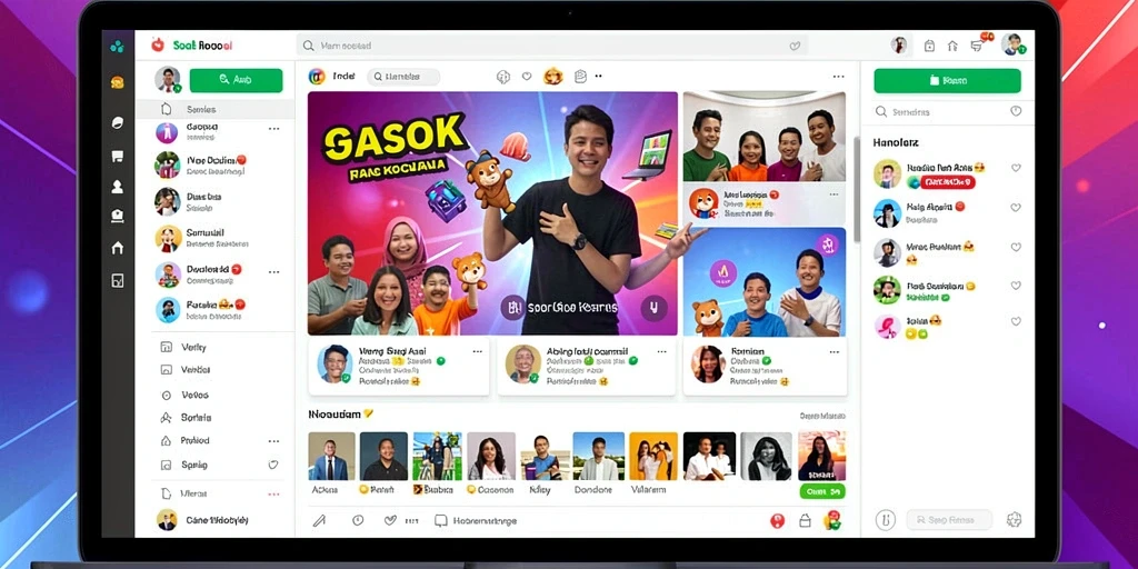 Fitur multiplayer yang memungkinkan bermain bersama teman.